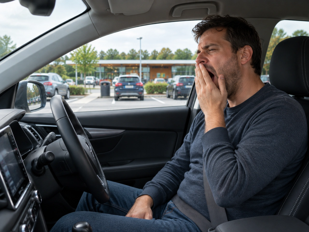 Which signs may indicate that you are becoming too tired to drive safely?