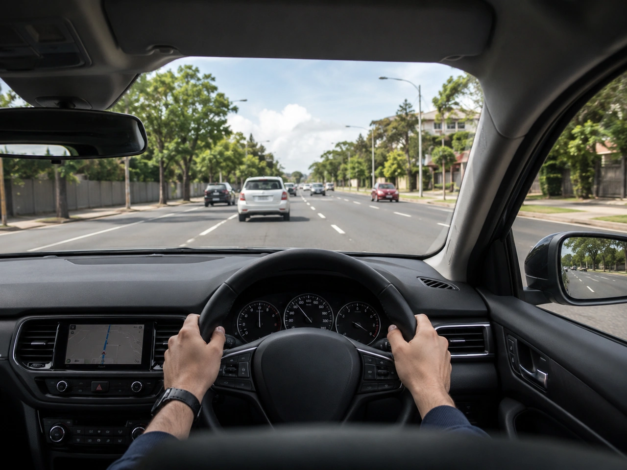 You should stay focused on the road and avoid unnecessary distractions.