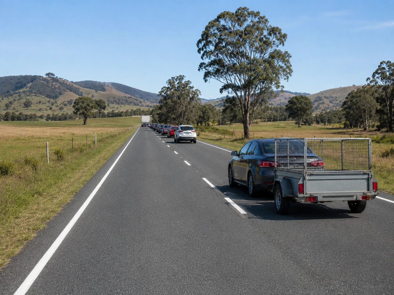 Why should you leave extra following distance when towing?