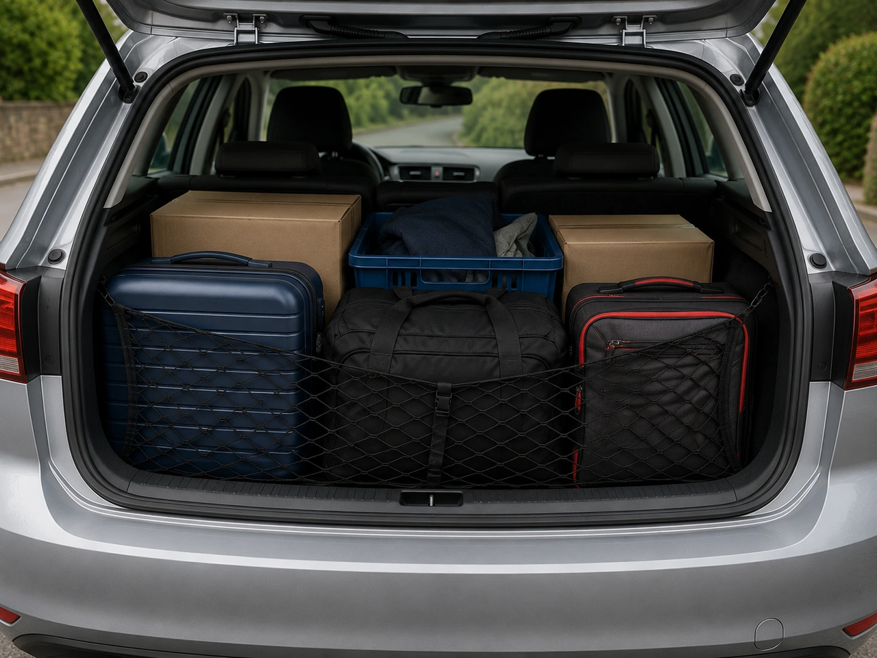How should luggage or other cargo be carried in or on a vehicle?