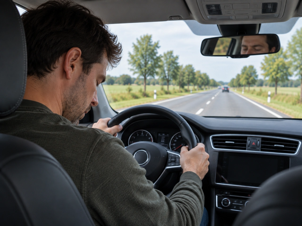 Why is a microsleep especially dangerous while driving?