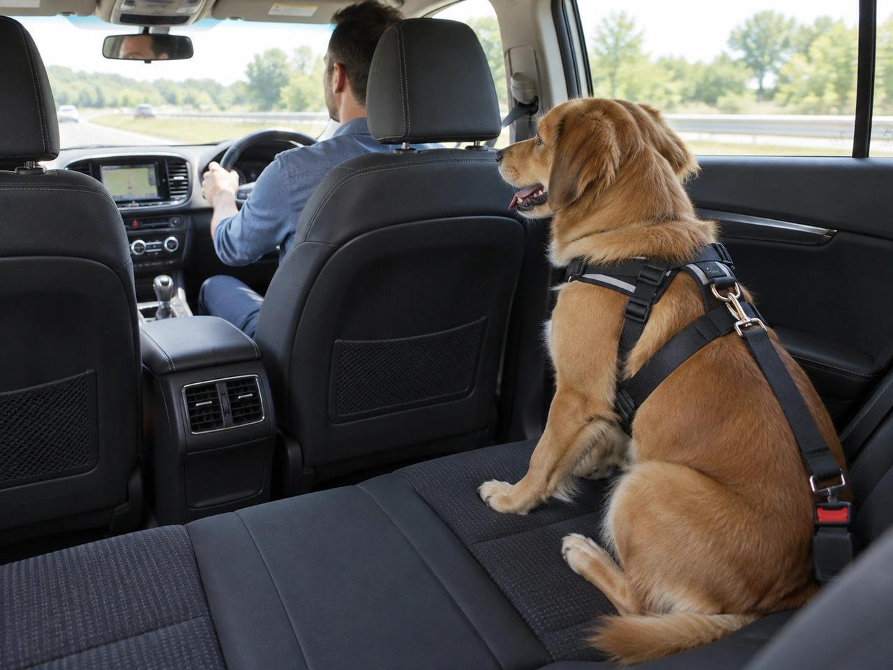 How should pets be carried safely in a vehicle?