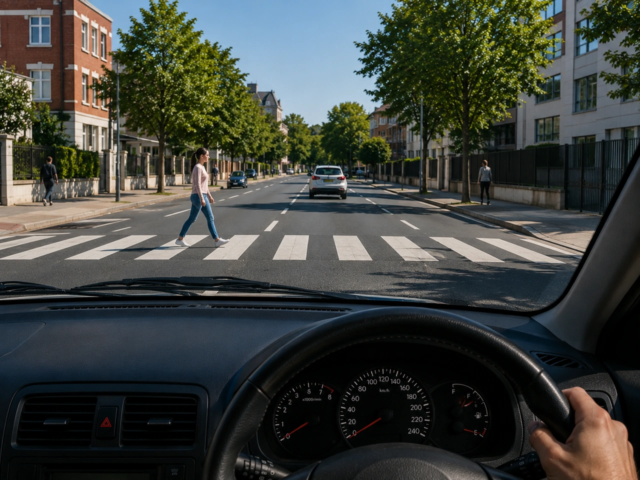 What is the purpose of a pedestrian crossing?