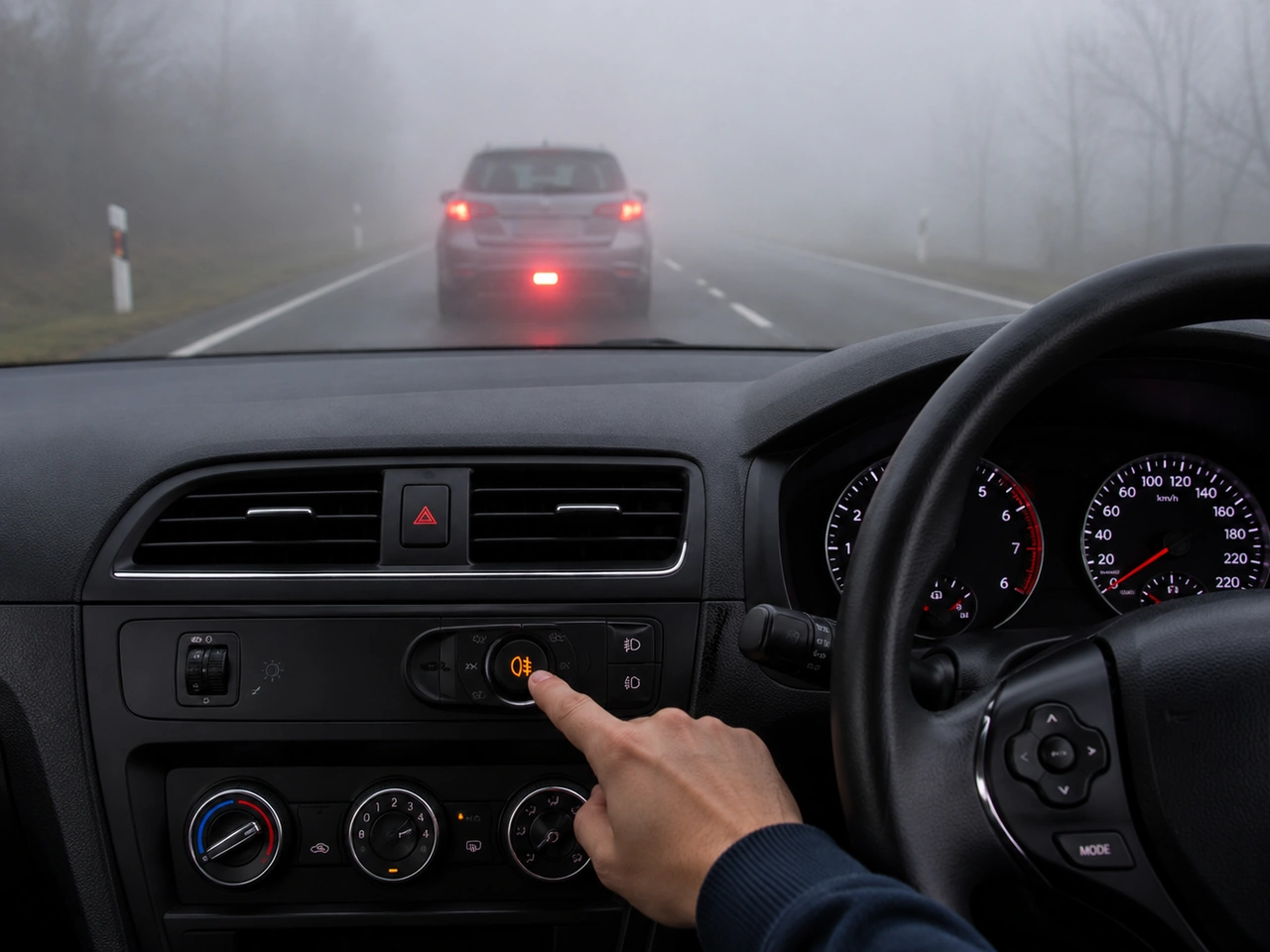 When should you use rear fog lights?