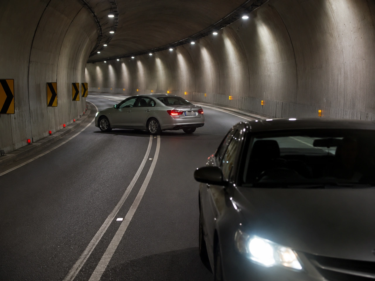 ¿Por qué nunca debe dar marcha atrás ni hacer un cambio de sentido dentro de un túnel salvo que se le indique?