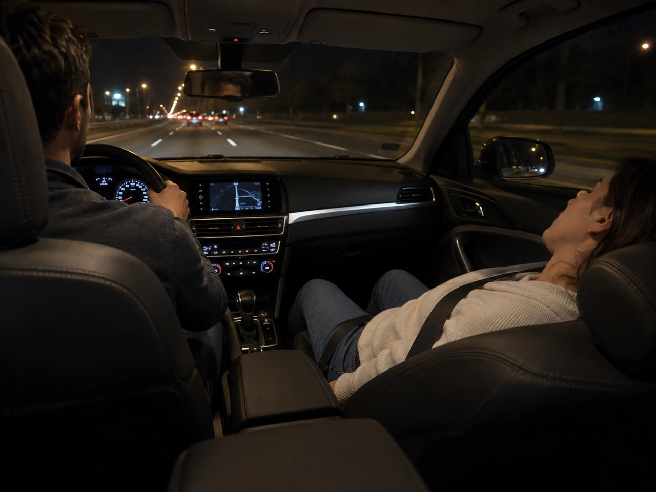 Why should you avoid travelling with the seatback excessively reclined?