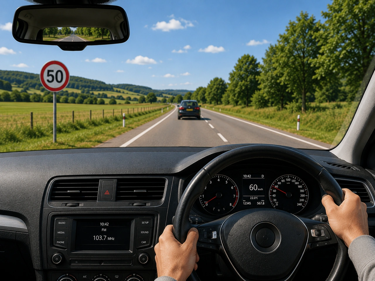 Speed limits only apply when there is heavy traffic.