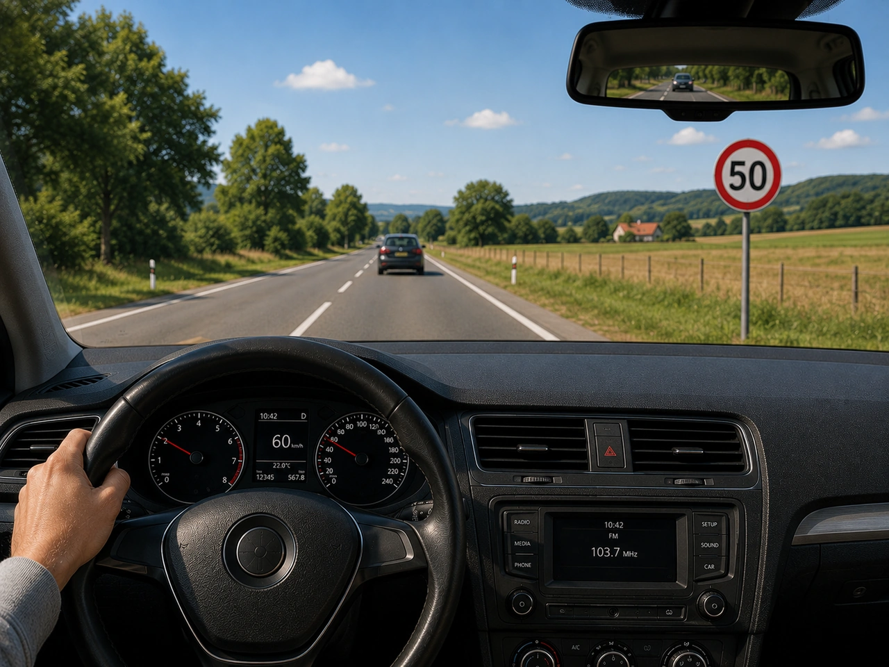 Speed limits only apply when there is heavy traffic.