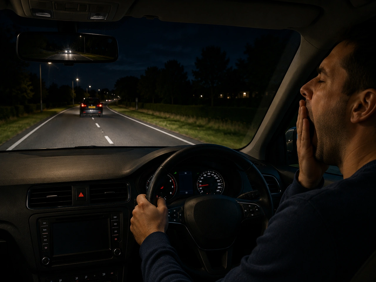 What should you do if you feel tired while driving?