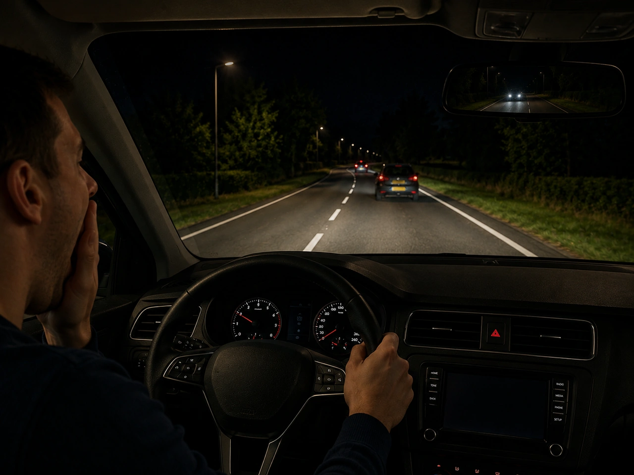 What should you do if you feel tired while driving?