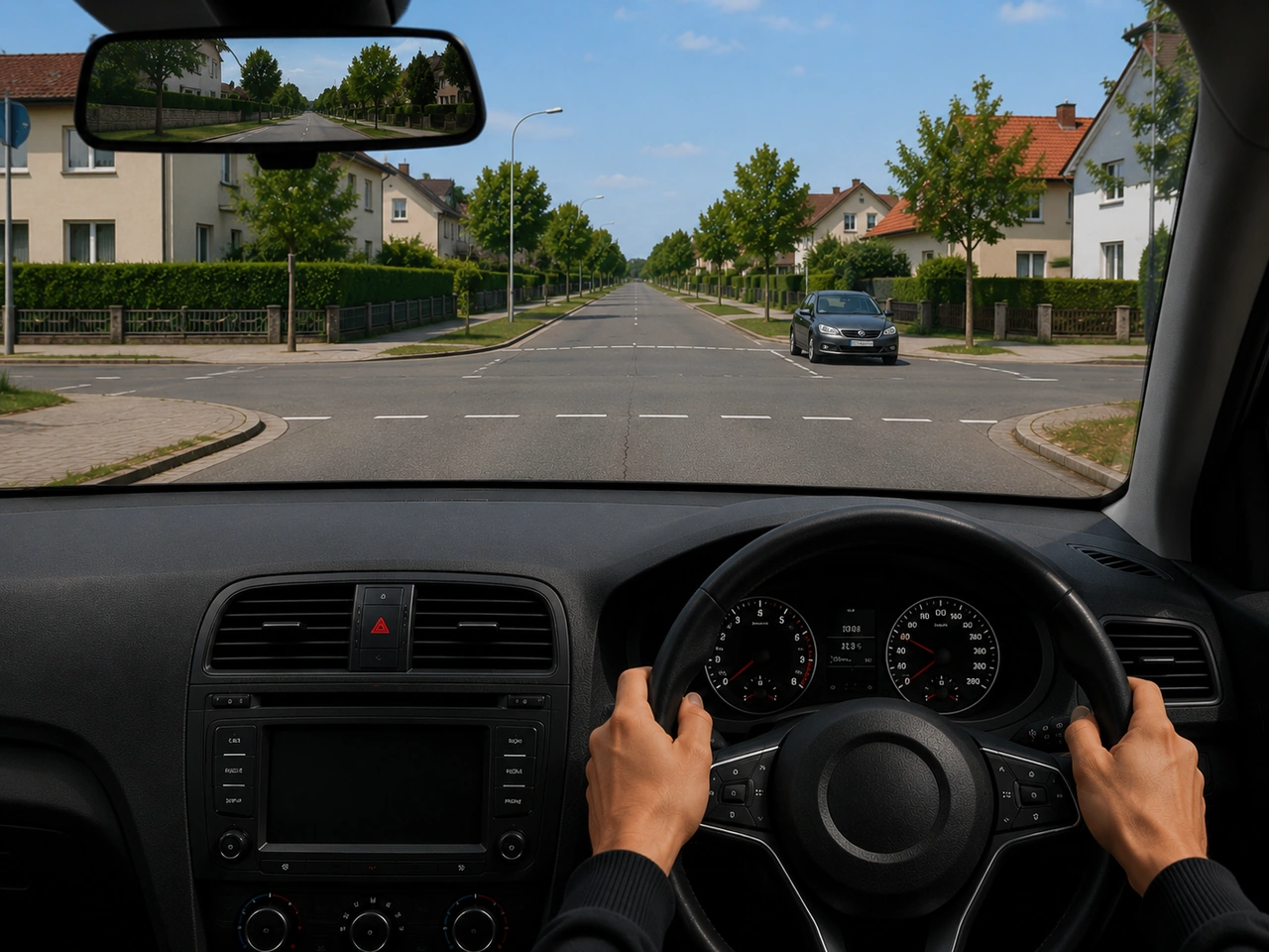 What should you do if you are unsure who has priority at a junction?