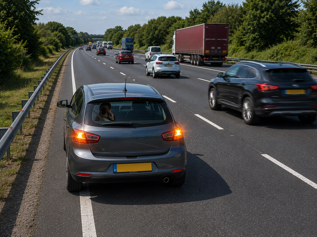 What should you do if it is unsafe to leave a stranded vehicle?