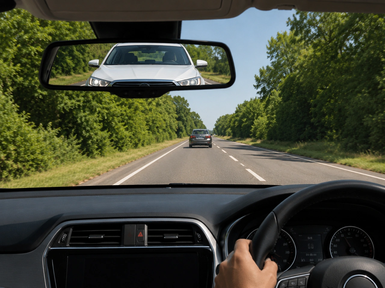 What should you do if another vehicle is tailgating you?