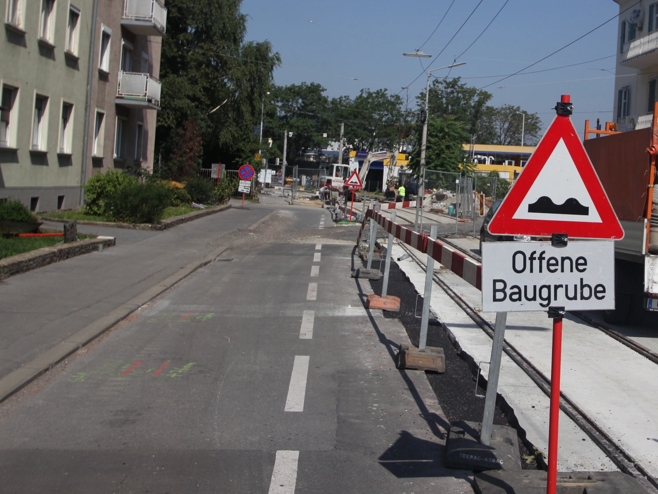 Fahrbahnschäden