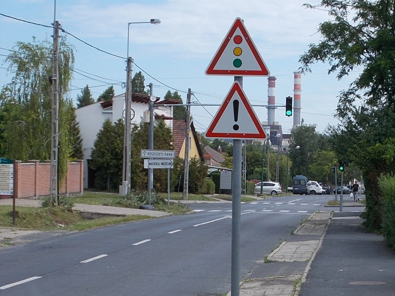 Avertissement de feux de circulation