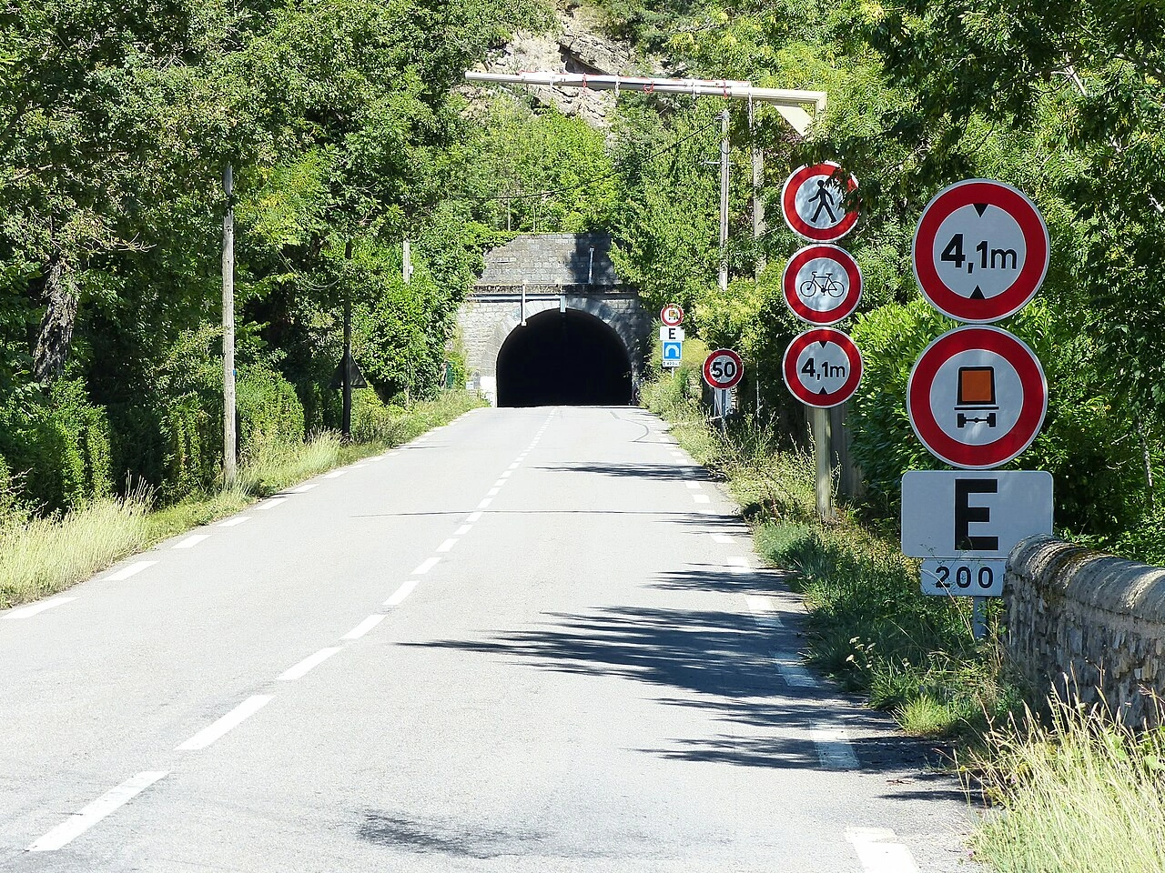 Catégorie de tunnel