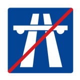 Fin de l'autoroute.