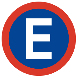 Voorbehouden parkeerplaats.