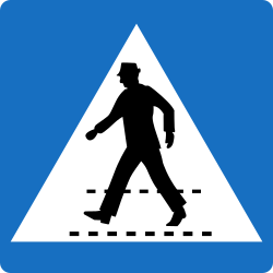 Oversteekplaats voor voetgangers.