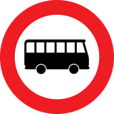 Autocarros proibidos.