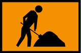 道路工事に注意。