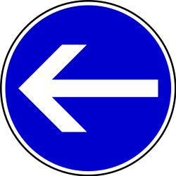 Mandatory left.