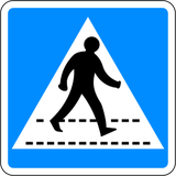 横断歩道。