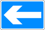一方通行道路。