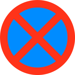 駐停車禁止。
