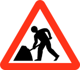道路工事に注意。
