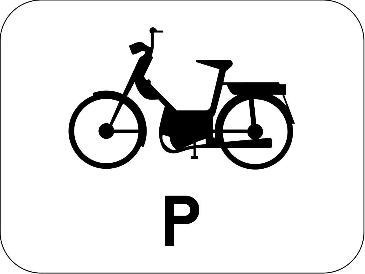 Voor bromfietsen klasse P (speedpedelecs).