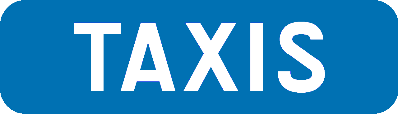 Voor taxi's.