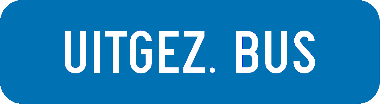 Bussen toegestaan.