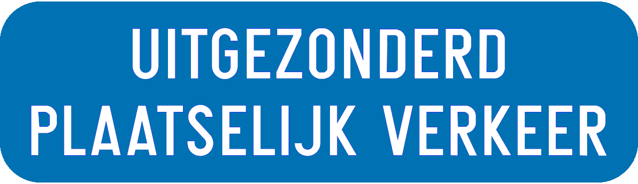 Plaatselijk verkeer toegestaan.
