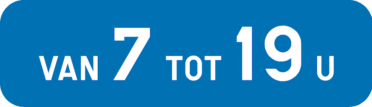 Tijdens de aangegeven tijd.