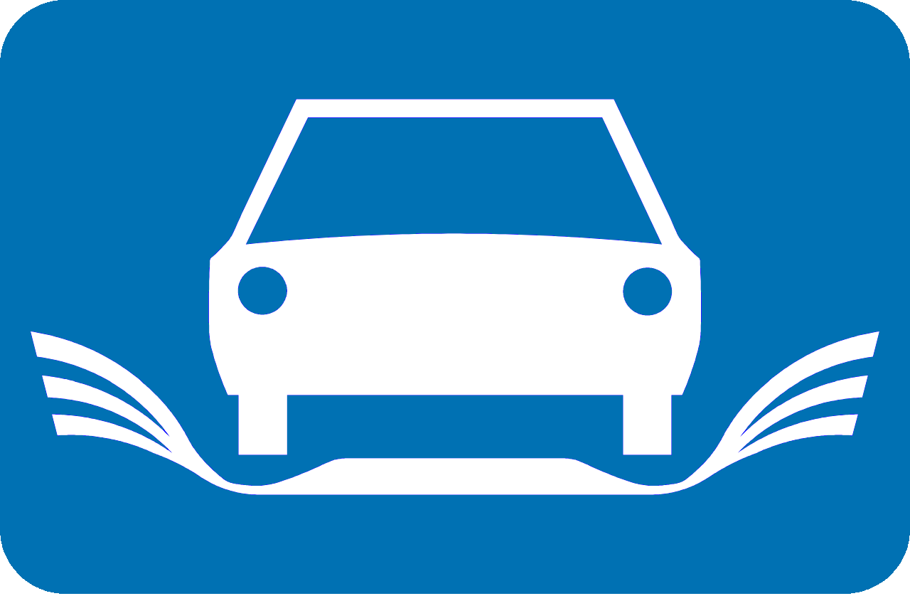 Aquaplaning.