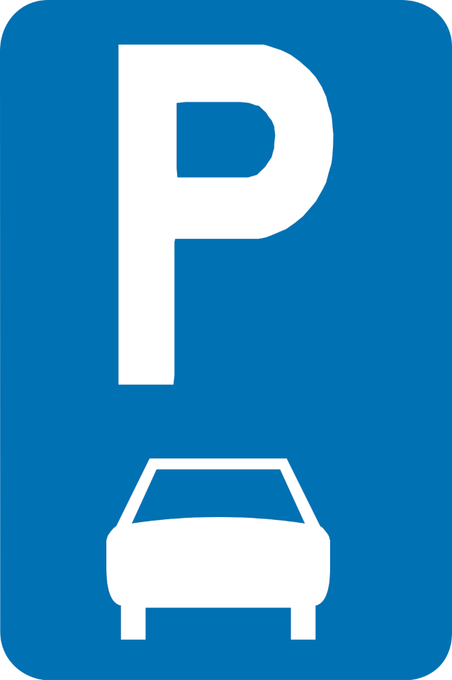 Stationnement autorisé uniquement pour les voitures.
