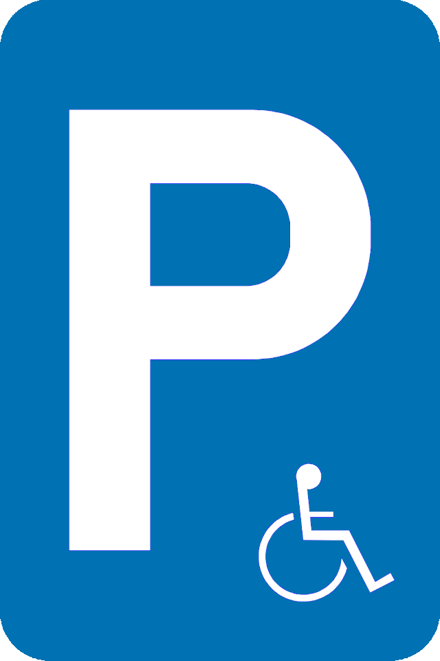 Stationnement réservé aux personnes handicapées.