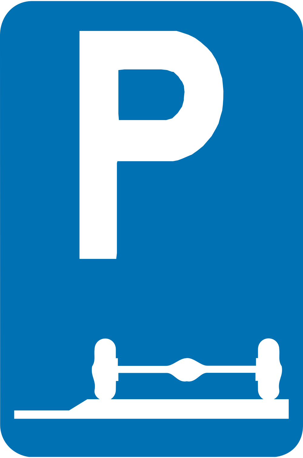 Stationnement uniquement sur accotement ou trottoir.