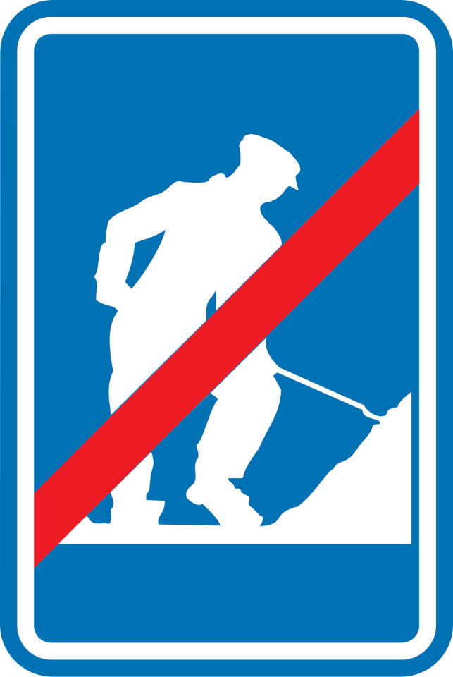 Fin des travaux.