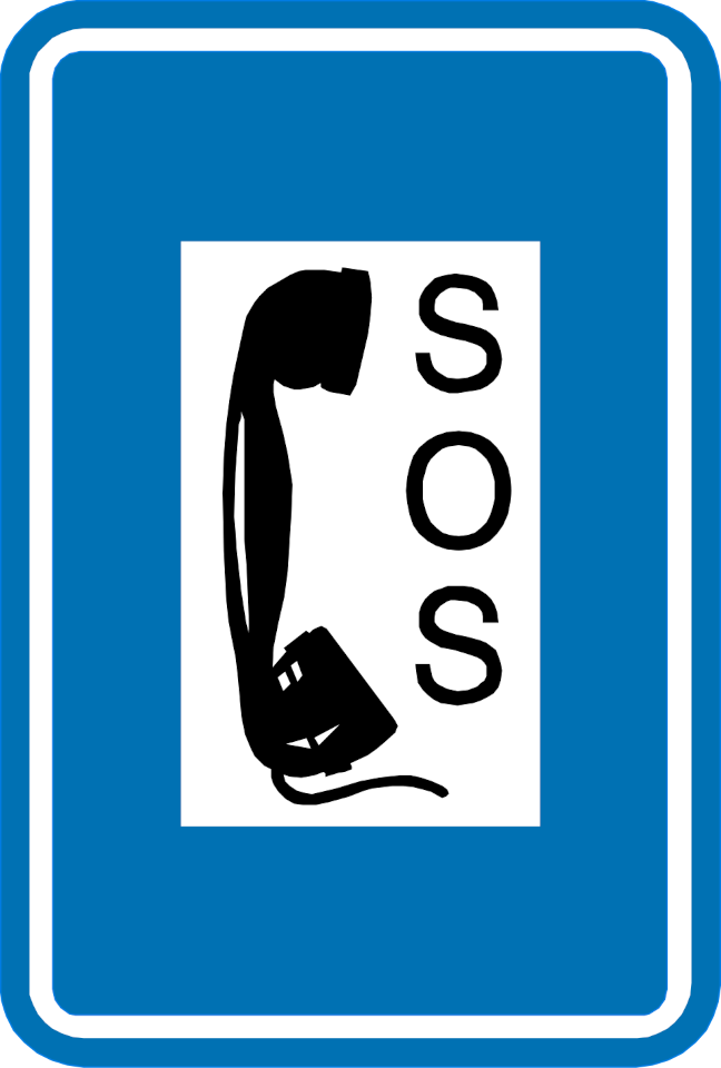 Téléphone d'urgence.