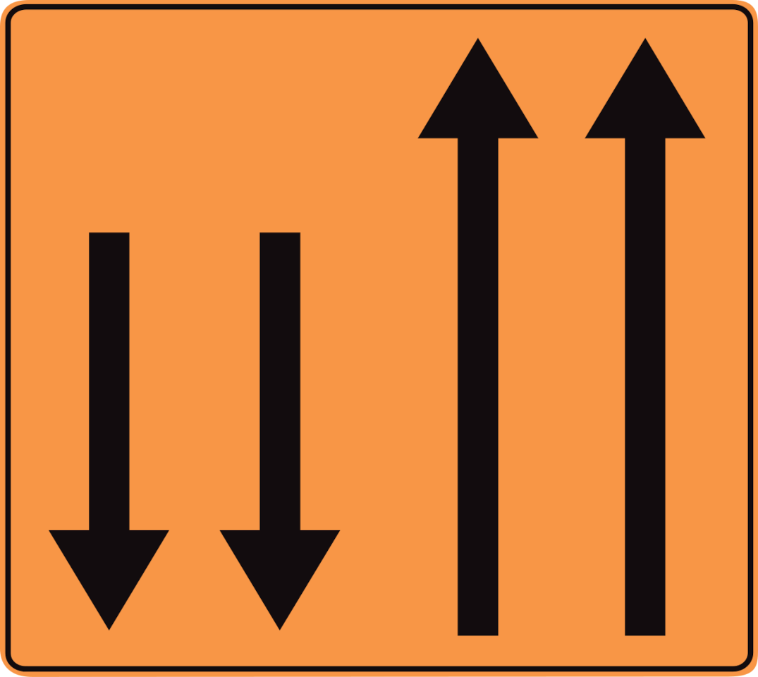 Aperçu des voies temporaires.