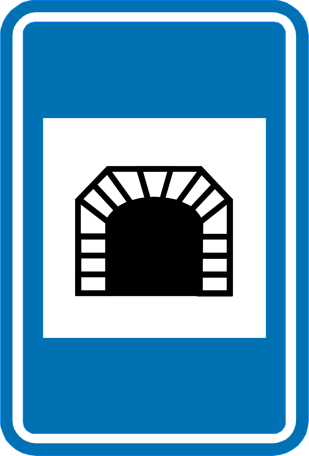 Début d'un tunnel.