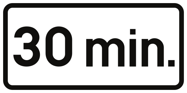 Durante o número de minutos indicado.