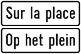 Geldt op het plein.