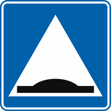Verkeersdrempel.