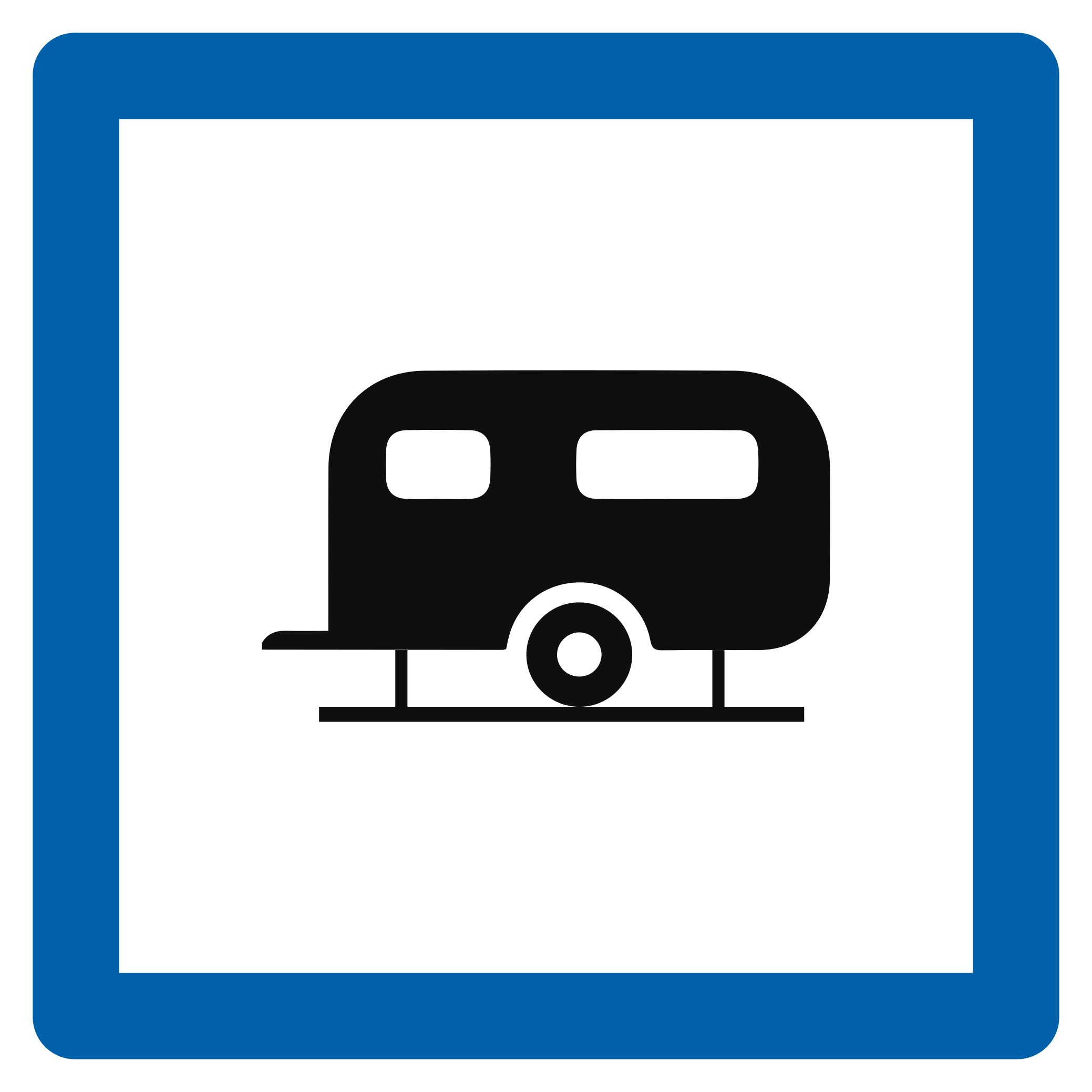 Karavan alanı.