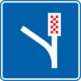 Nooduitloopstrook voor vrachtwagens.