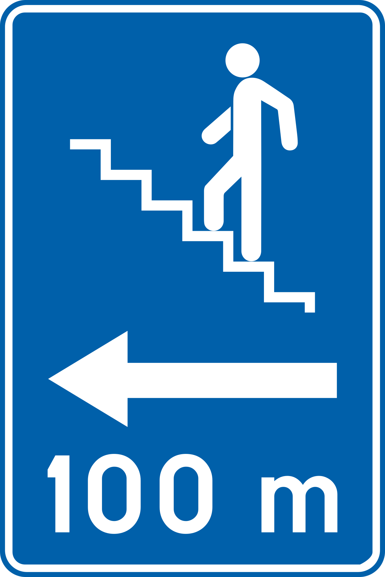 Yaya üst geçidinin yönü.