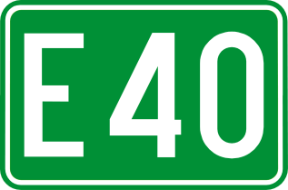 E-yolu numarası.